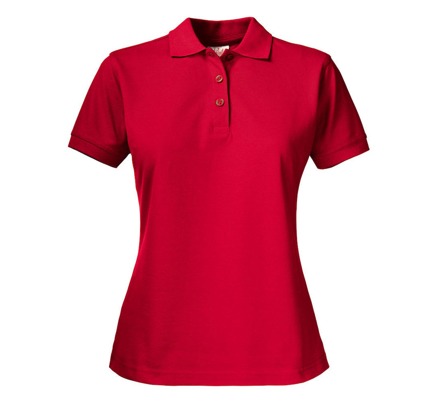 Printer Surf Pro poloshirt dames pique rood