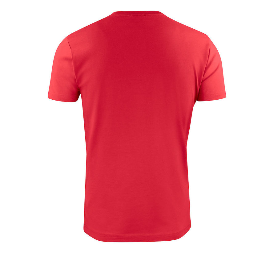 Printer Heavy t-shirt RSX ronde hals rood
