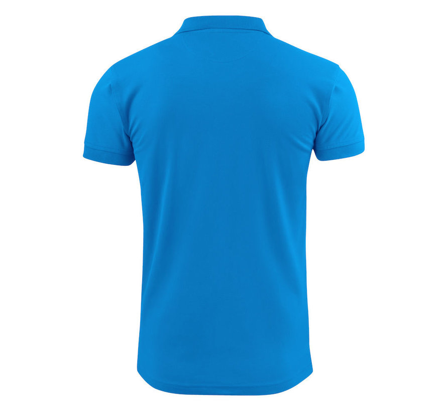 Printer Surf Stretch poloshirt oceaanblauw