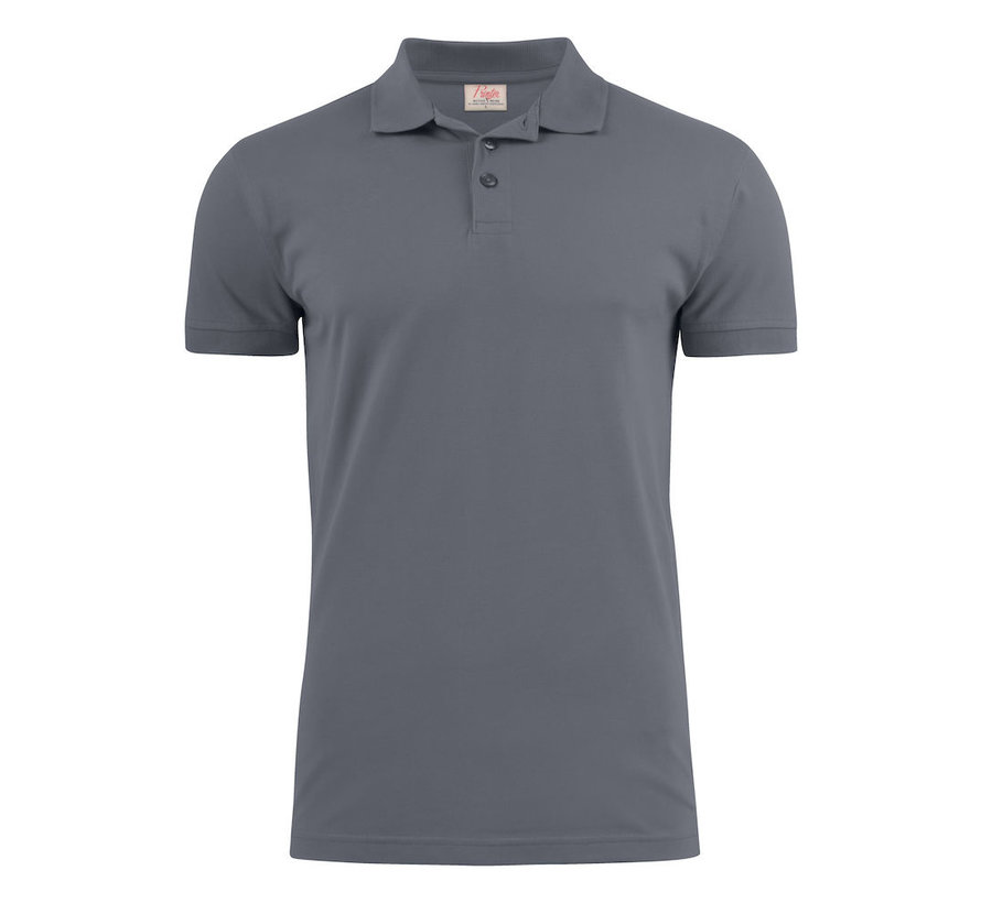 Printer Surf Stretch poloshirt staalgrijs