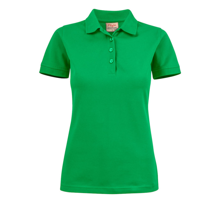 Printer Surf Stretch poloshirt dames frisgroen