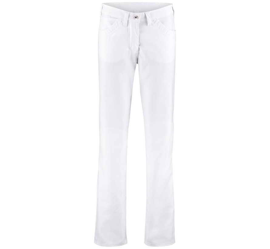 Haen High Line Tara stretch 5-pocket  damesbroek wit