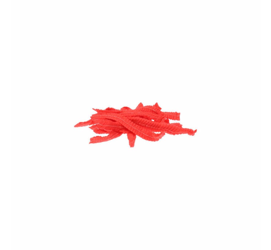 Haarnetje model wokkel rood in zak 1000 stuks