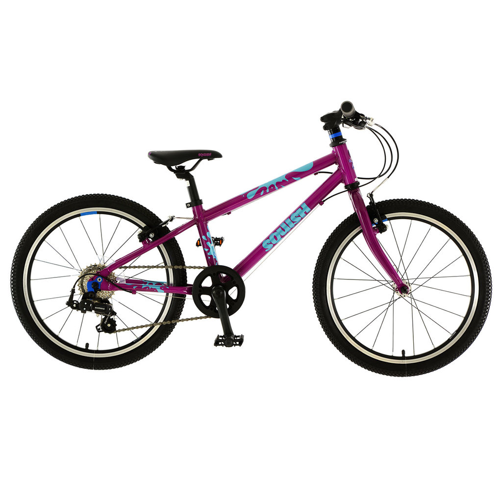 Squish Squish - 20" Kids Bike - Green, White & Purple