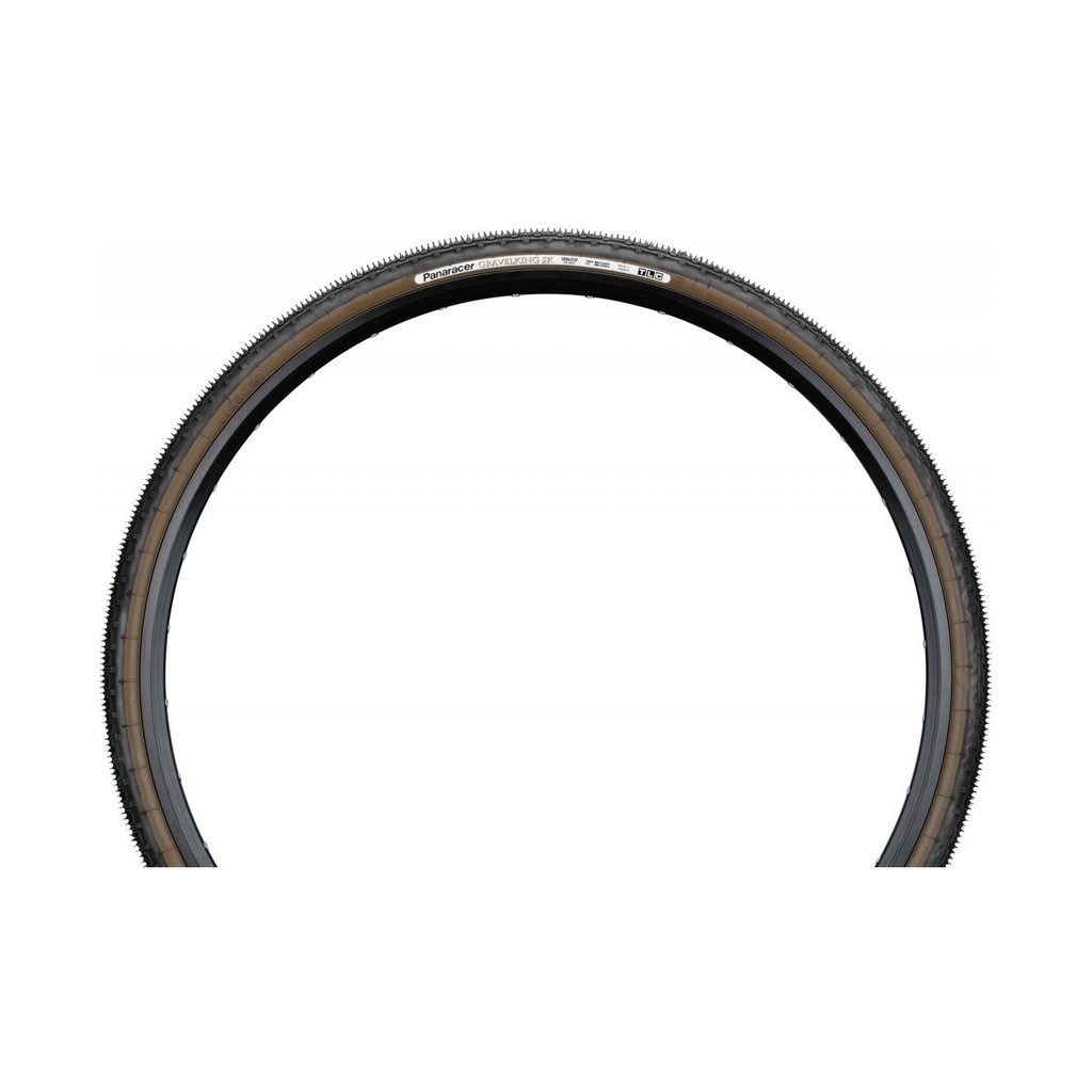 Panaracer Gravelking SK TLC Folding Tyre - 700 x 35c / 38c - Black / Brown