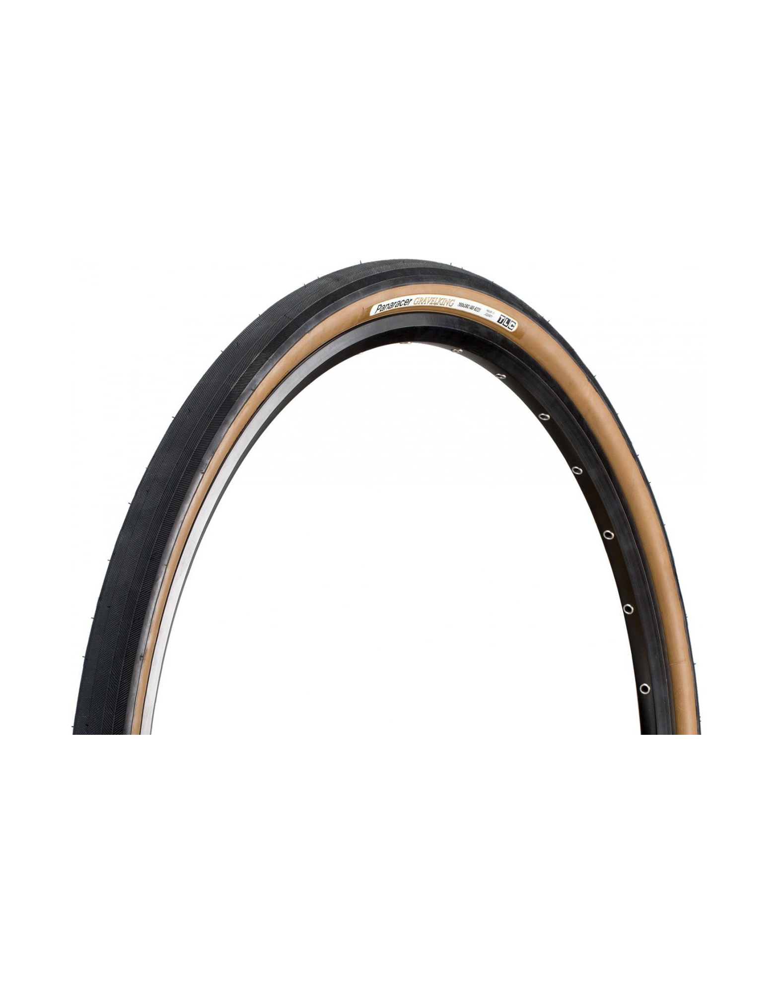 Panaracer Gravel King Semi Slick Color Edition TLC Gravier Pneu en gravier : Bleu Turquoise/café 700 x 43c
