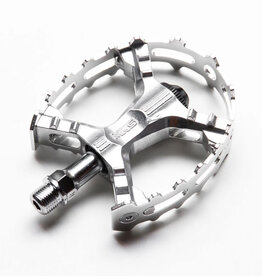 MKS XC-III BEAR TRAP PEDAL: SILVER