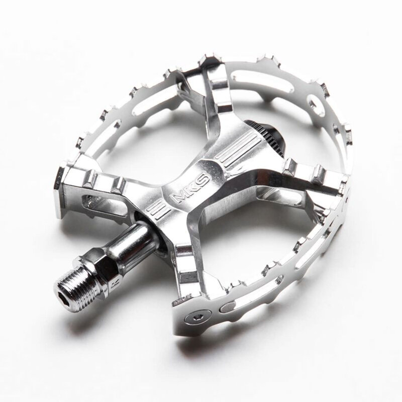 MKS XC-III BEAR TRAP PEDAL: SILVER