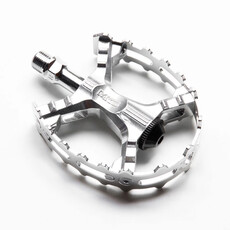 MKS XC-III BEAR TRAP PEDAL: SILVER