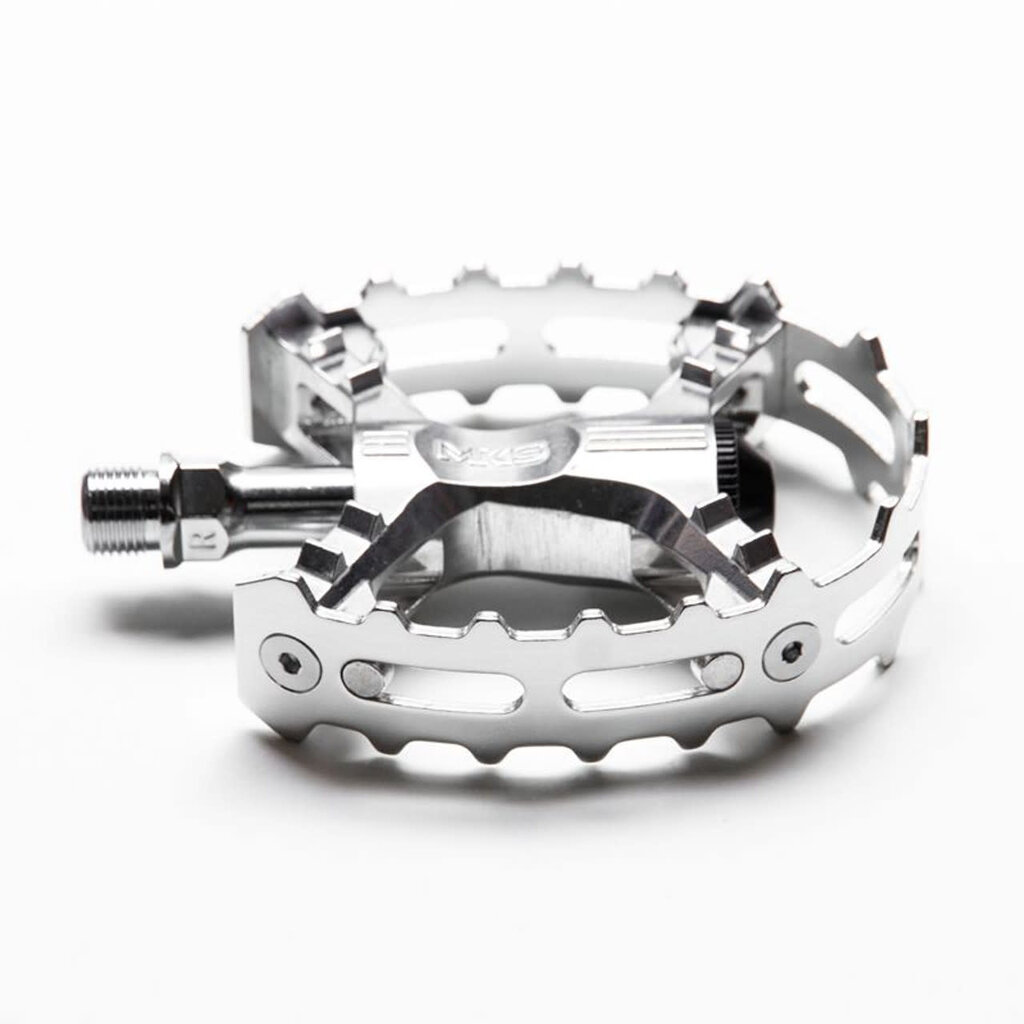 MKS XC-III BEAR TRAP PEDAL: SILVER