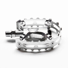 MKS XC-III BEAR TRAP PEDAL: SILVER