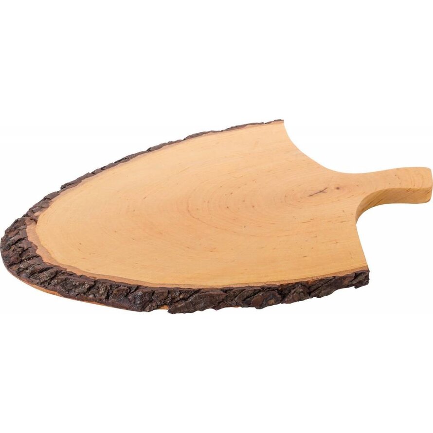 Rindenholzbrett mit Griff 50x25cm