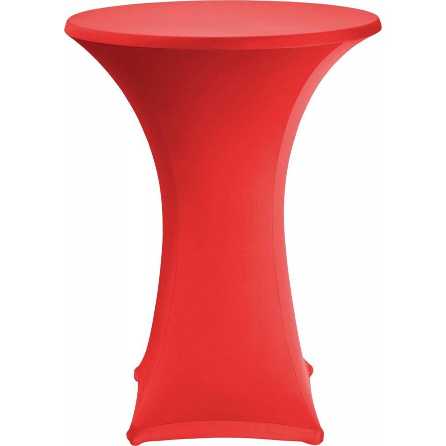 Stehtischbezug Ø 70 cm rot