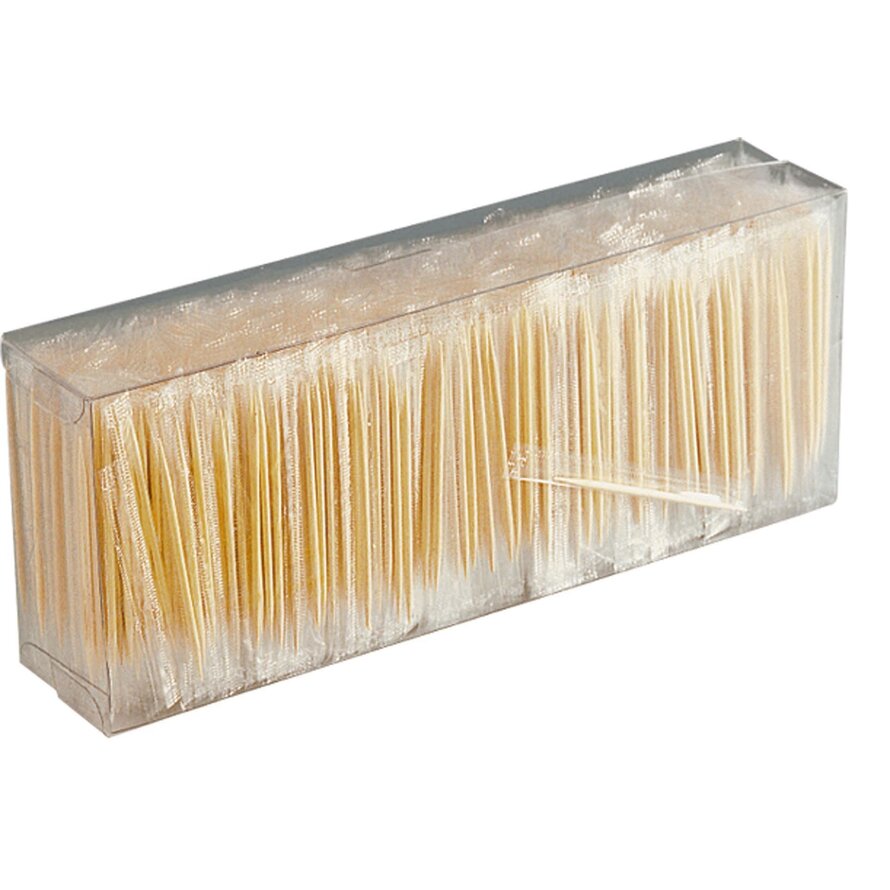 Zahnstocher gehüllt