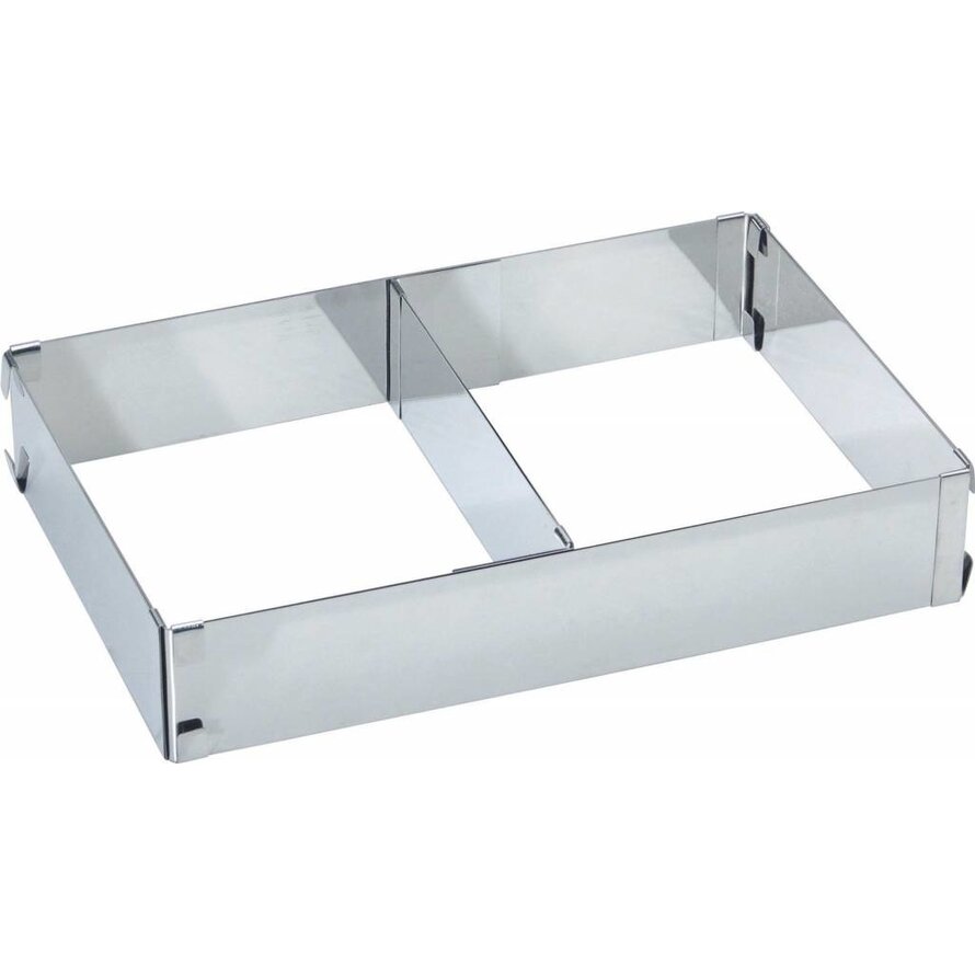 Backrahmen rechteckig mit Teiler