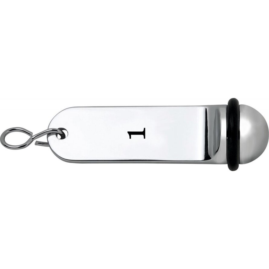 Schlüsselanhänger silber nummeriert Nr. 2