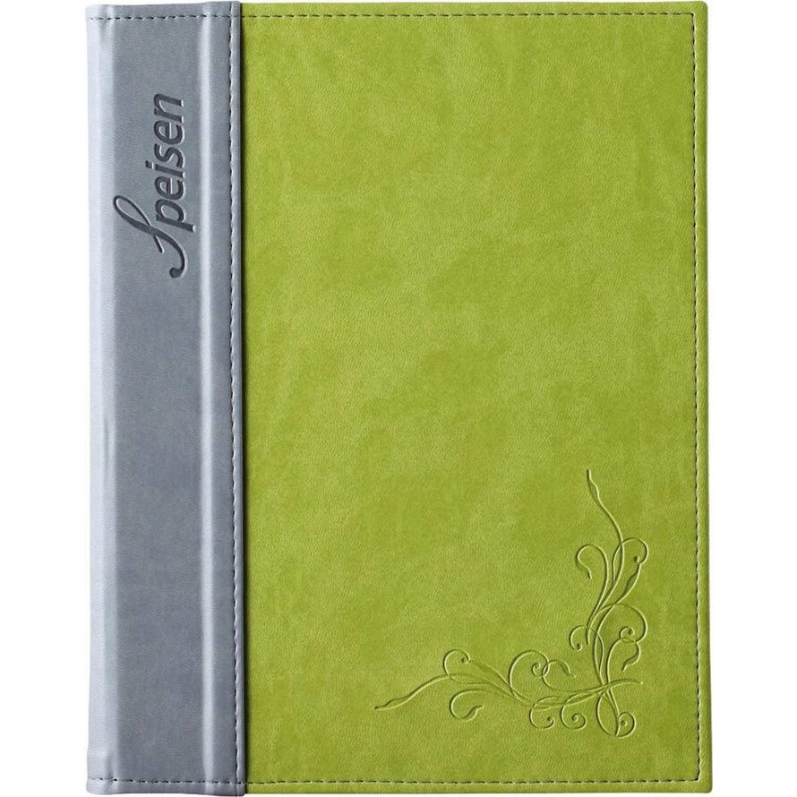 Speisenkarte "Flora" A5 limone