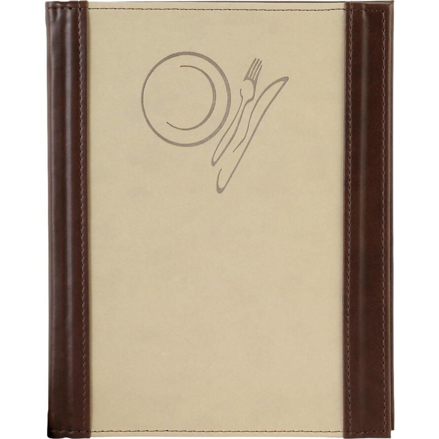 Speisenkarte "Culinaria" espresso-beige
