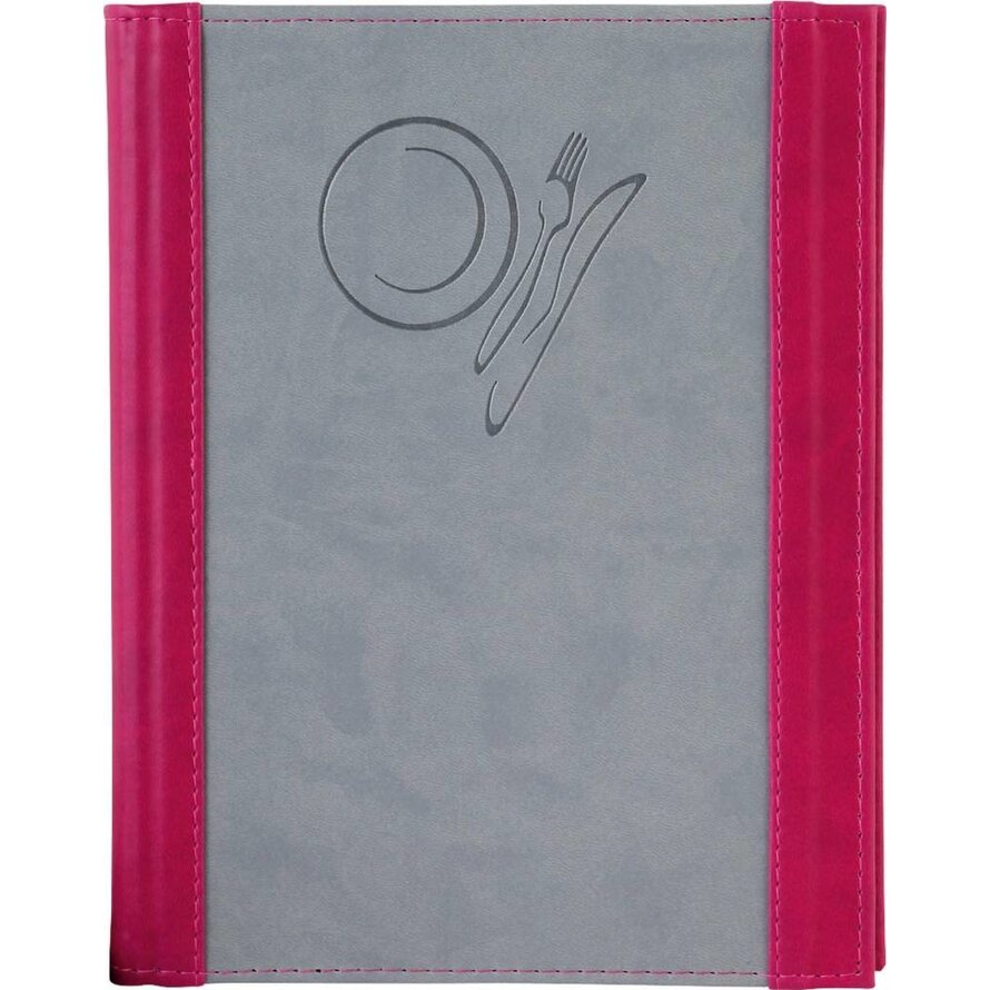 Speisenkarte "Culinaria" himbeere-grau
