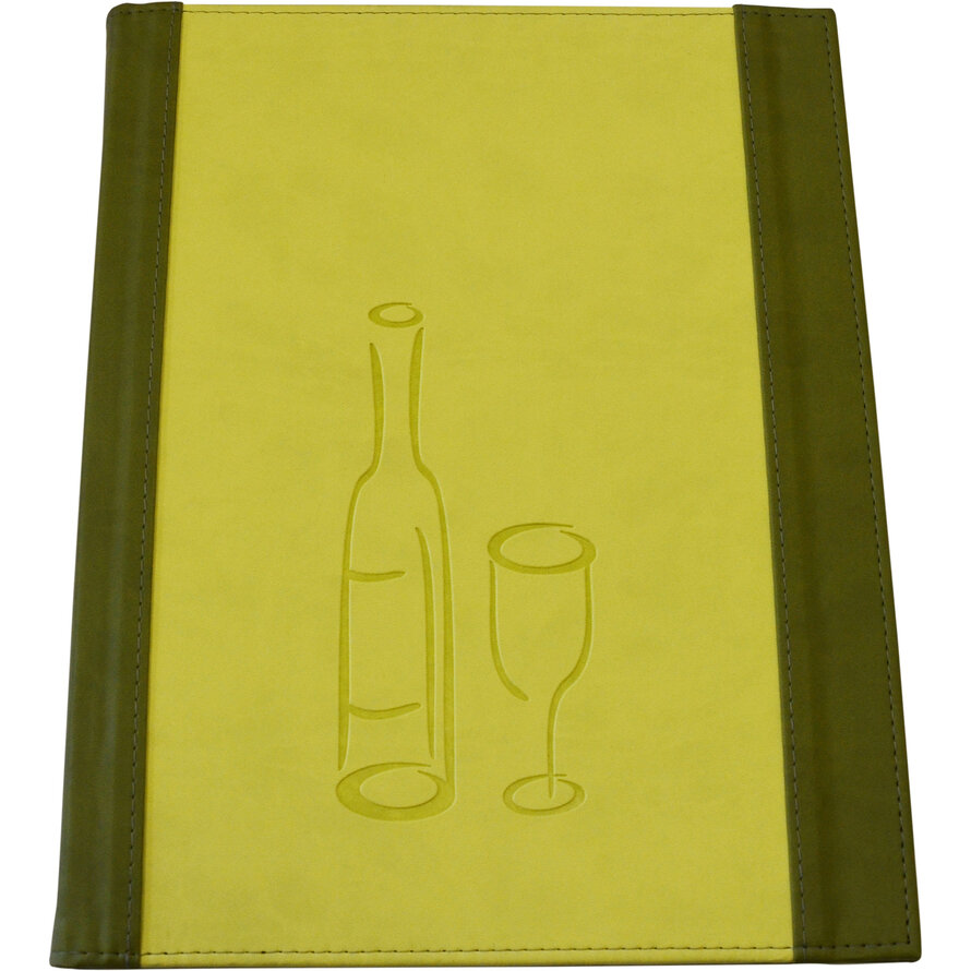 Getränkekarte "Culinaria" A4 moosgrün-limette