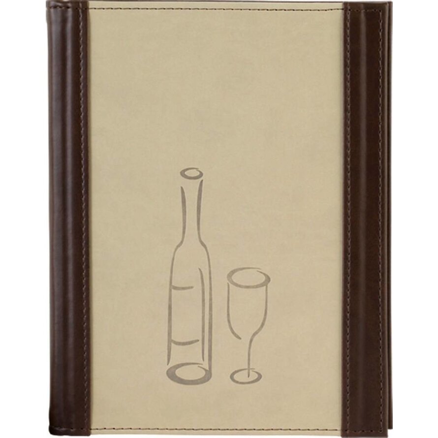Getränkekarte "Culinaria" A5 espresso-beige