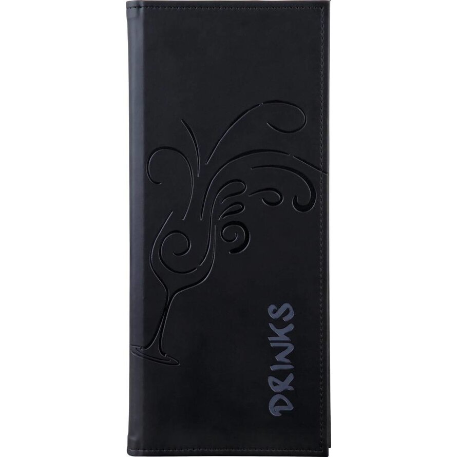 Getränkekarte "Drinks" schwarz