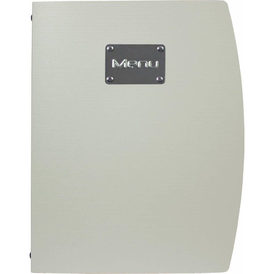 Menükarte "Beach" A4 eisgrau