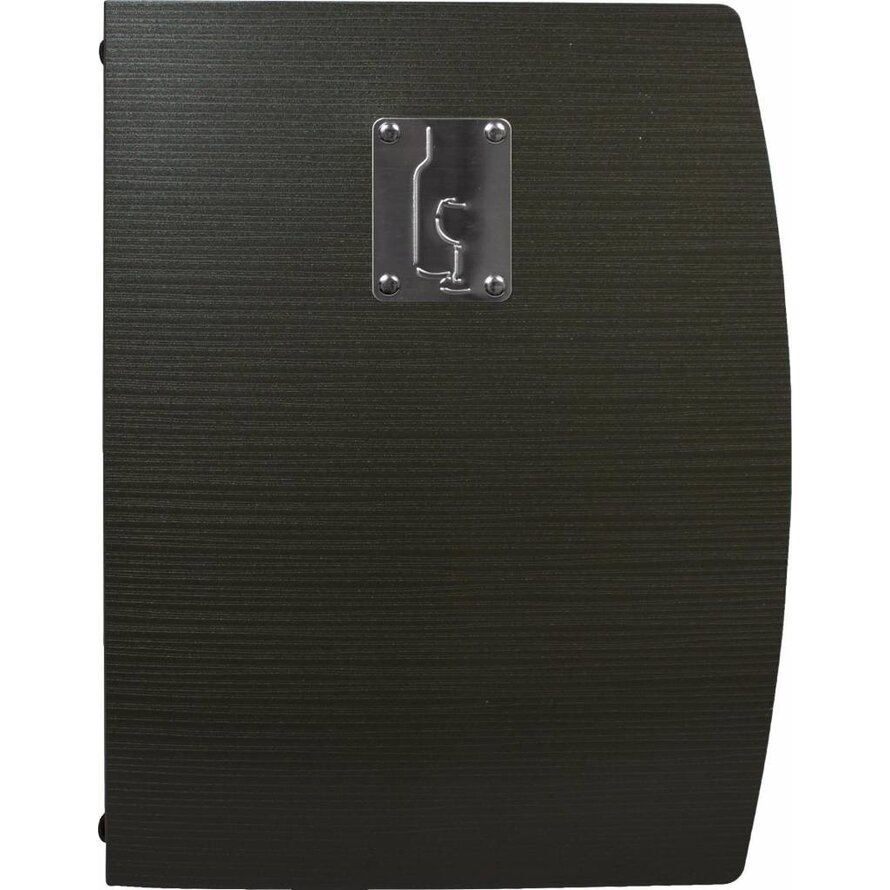 Weinkarte „Beach“ A4 schwarz