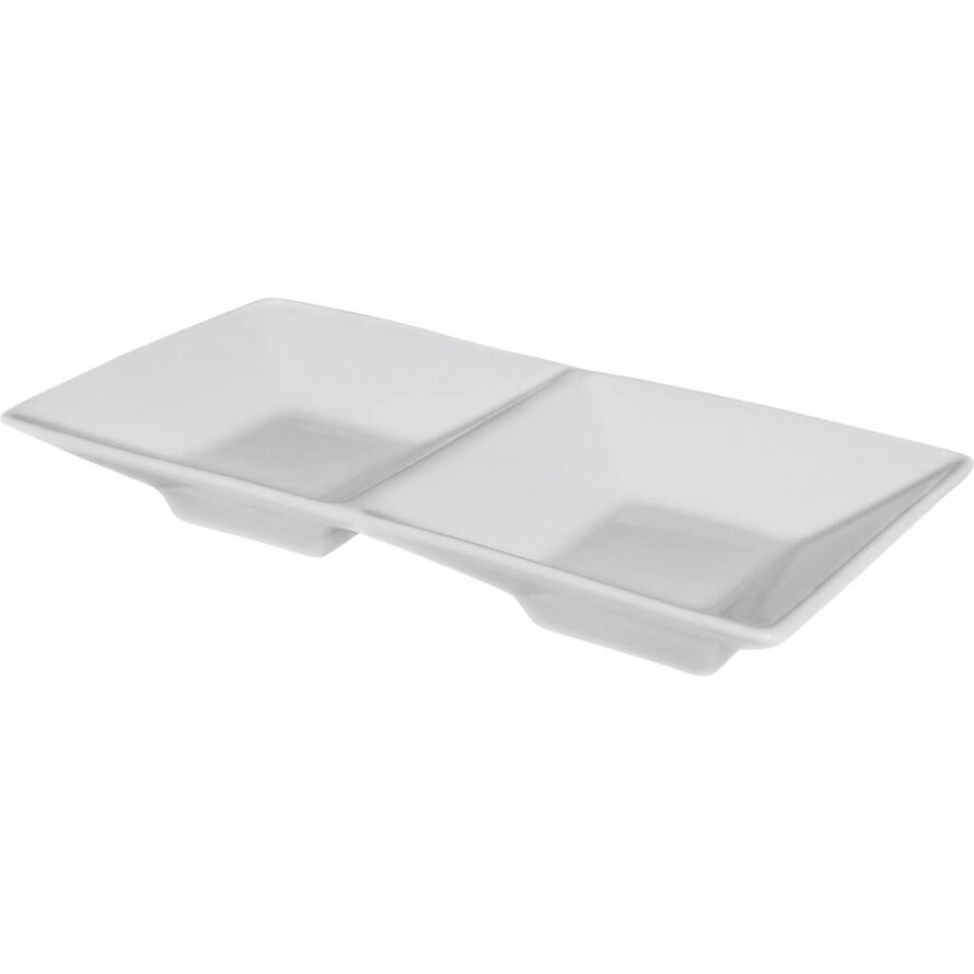 Schale Dip-Felder "Empire" 2 Felder 16x8cm