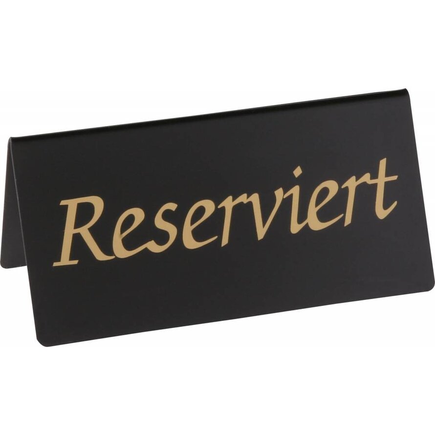 Aufsteller "Reserviert"