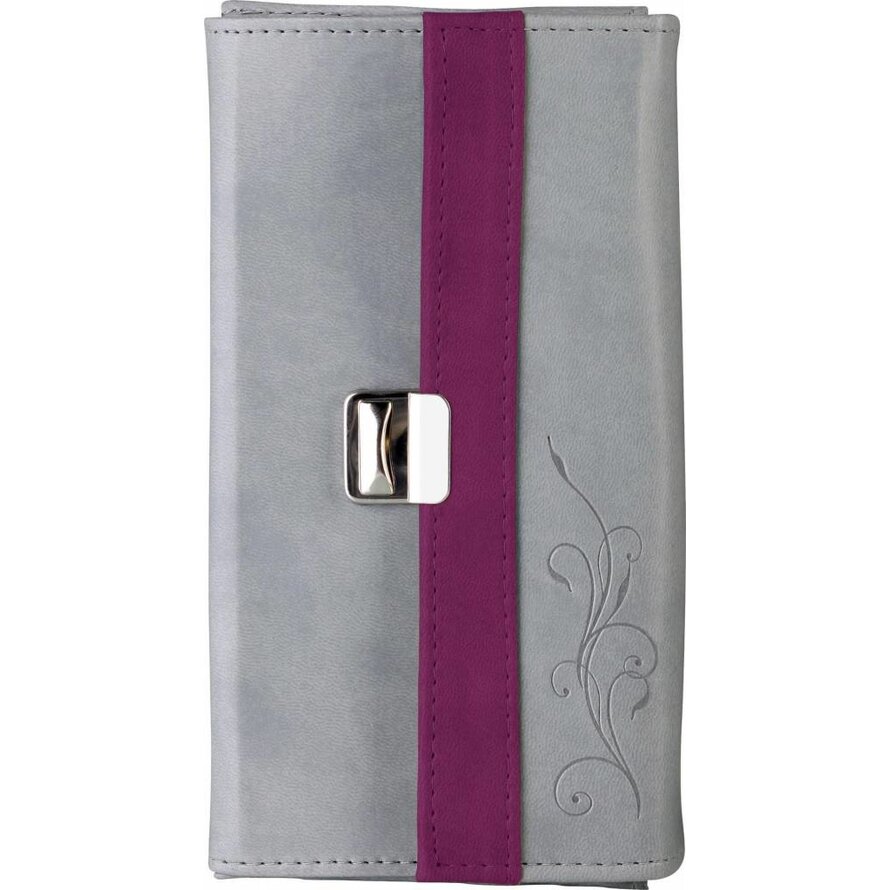 Kellnerbörse "Flora" aubergine