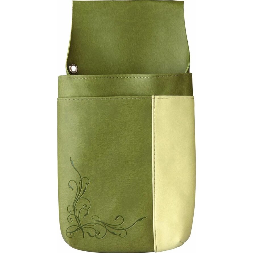 Revolvertasche "Culinaria" moosgrün-limette