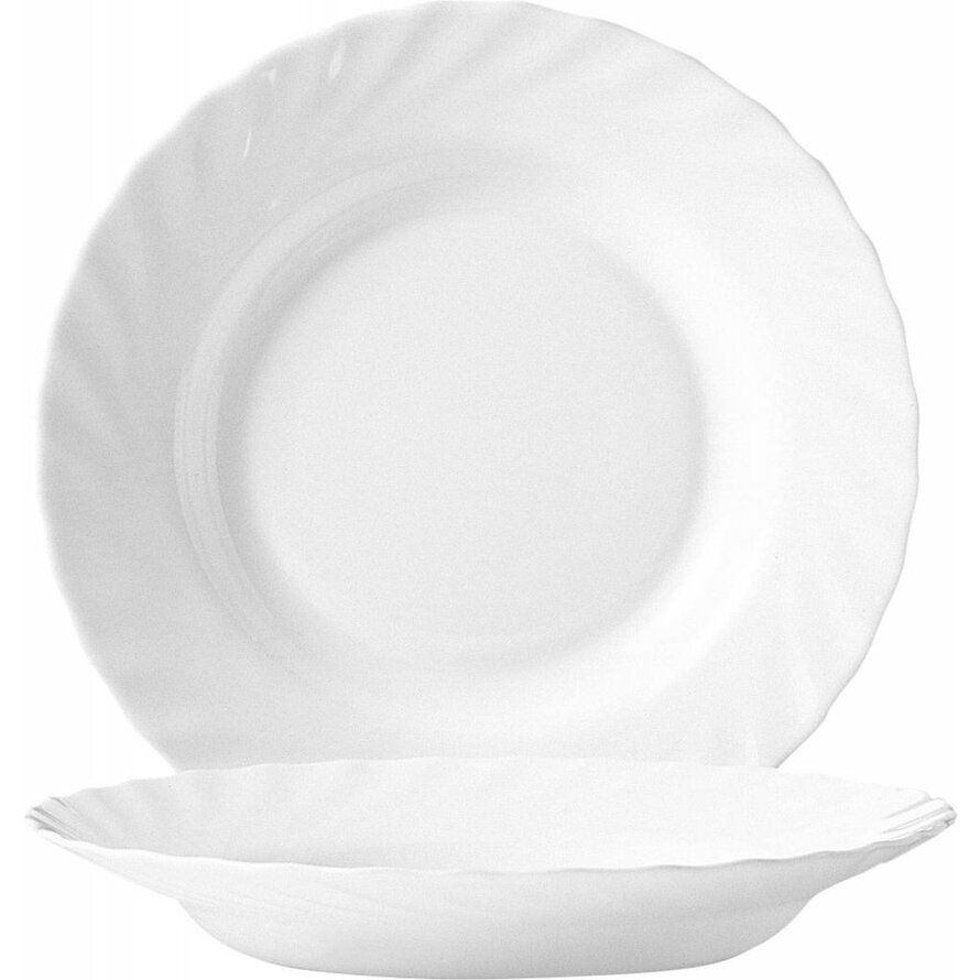 Hartglasgeschirr "Trianon" Teller tief 22,5 cm