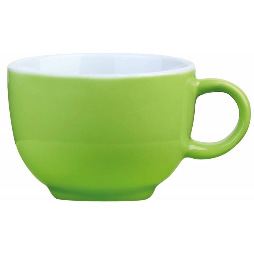 Kaffee-/Cappuccinotasse obere limette