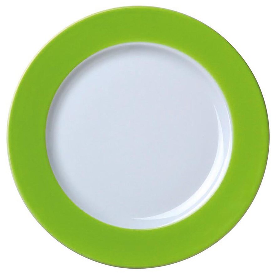 Teller flach 21,5cm limette