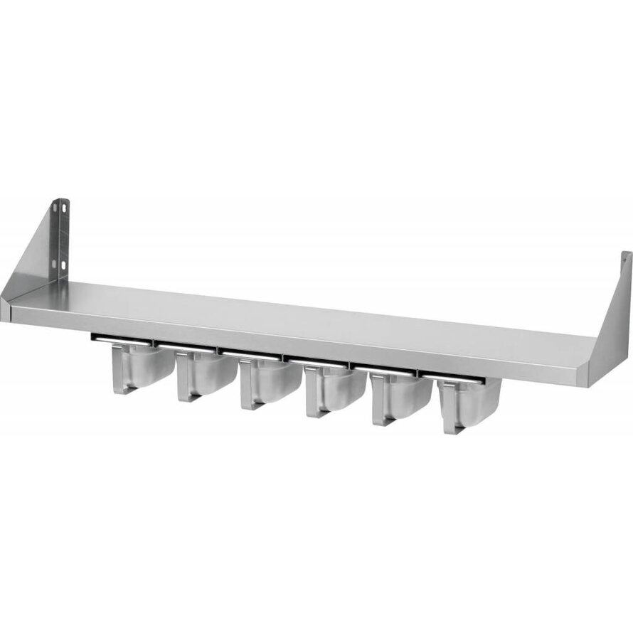 Wandbord mit 6x 1/9 GN