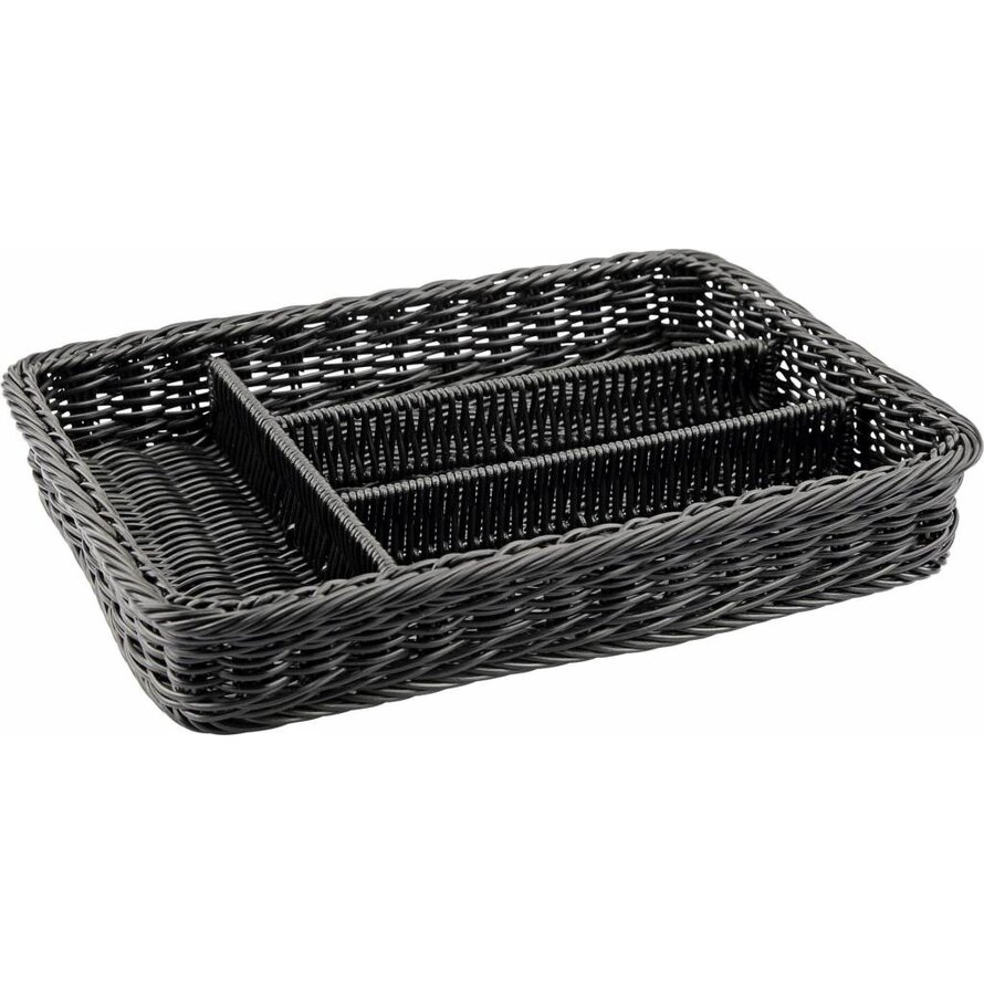 Besteckkorb schwarz