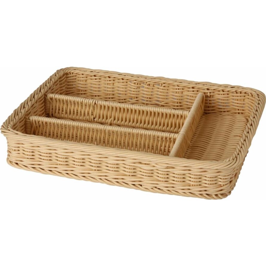 Besteckkorb beige