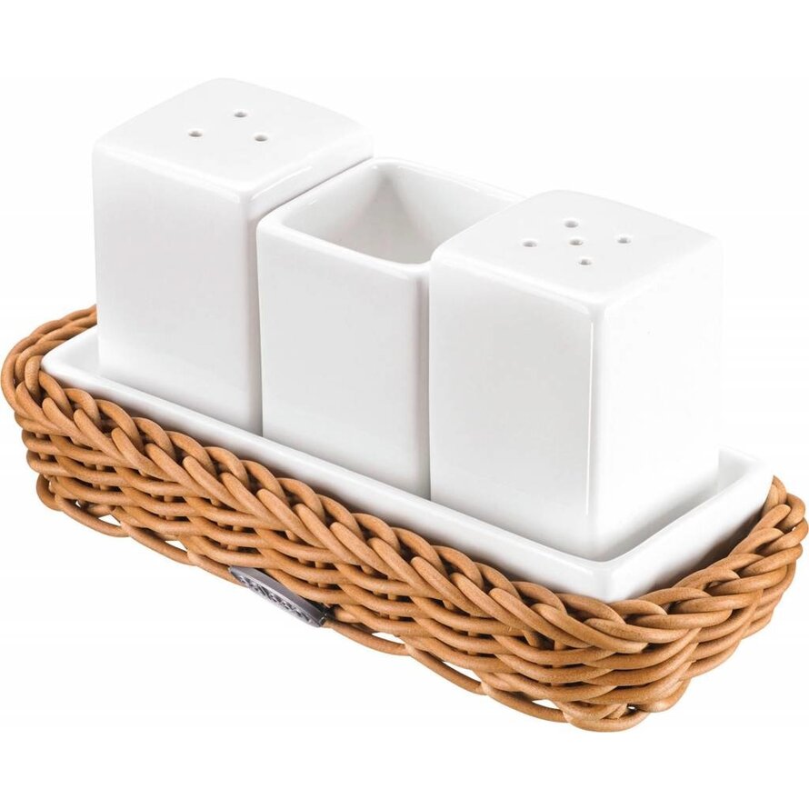 Menagen-Set Salz & Pfeffer & Zahnstocher