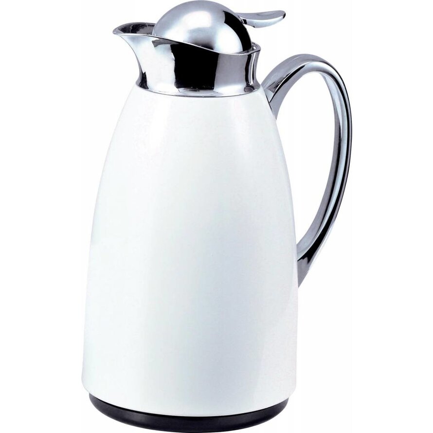 Isolierkanne "Silver" weiß