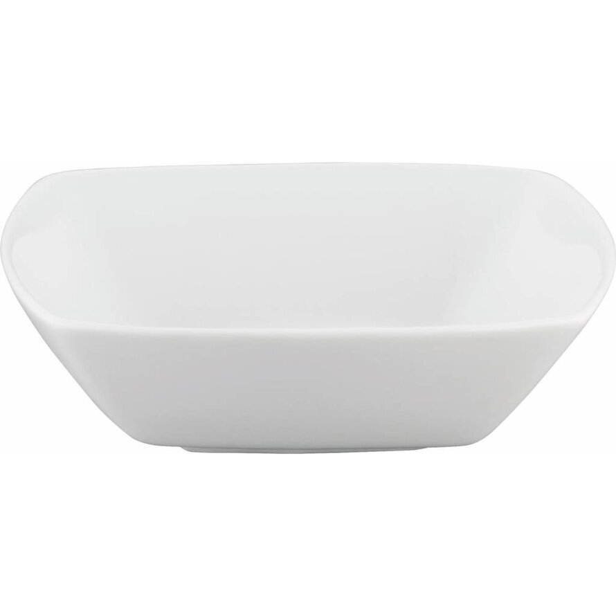 Porzellanserie "Fine Dining" High Alumina/ Hartporzellan Schale, 13 x 13 cm