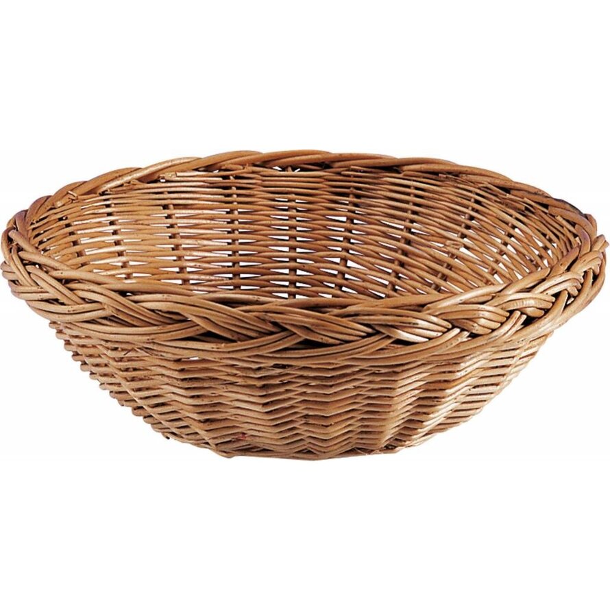 Brot-/Servierkorb, Weide rund