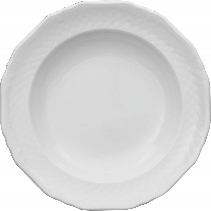 Hotelporzellan "La Reine" Teller tief 19 cm