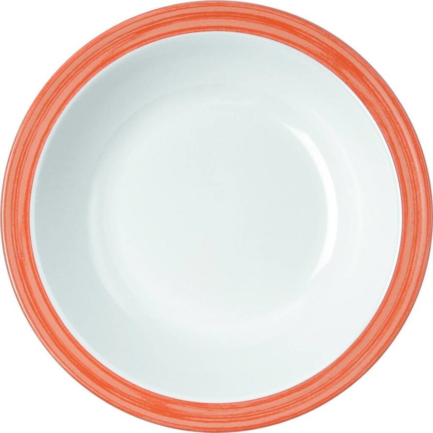 Teller tief "Colour" Ø20,5cm 600ml Melamin orange