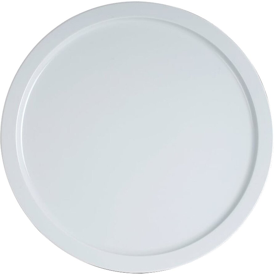 Pizzateller weiß Ø 33 cm, mit Fahne, High Alumina