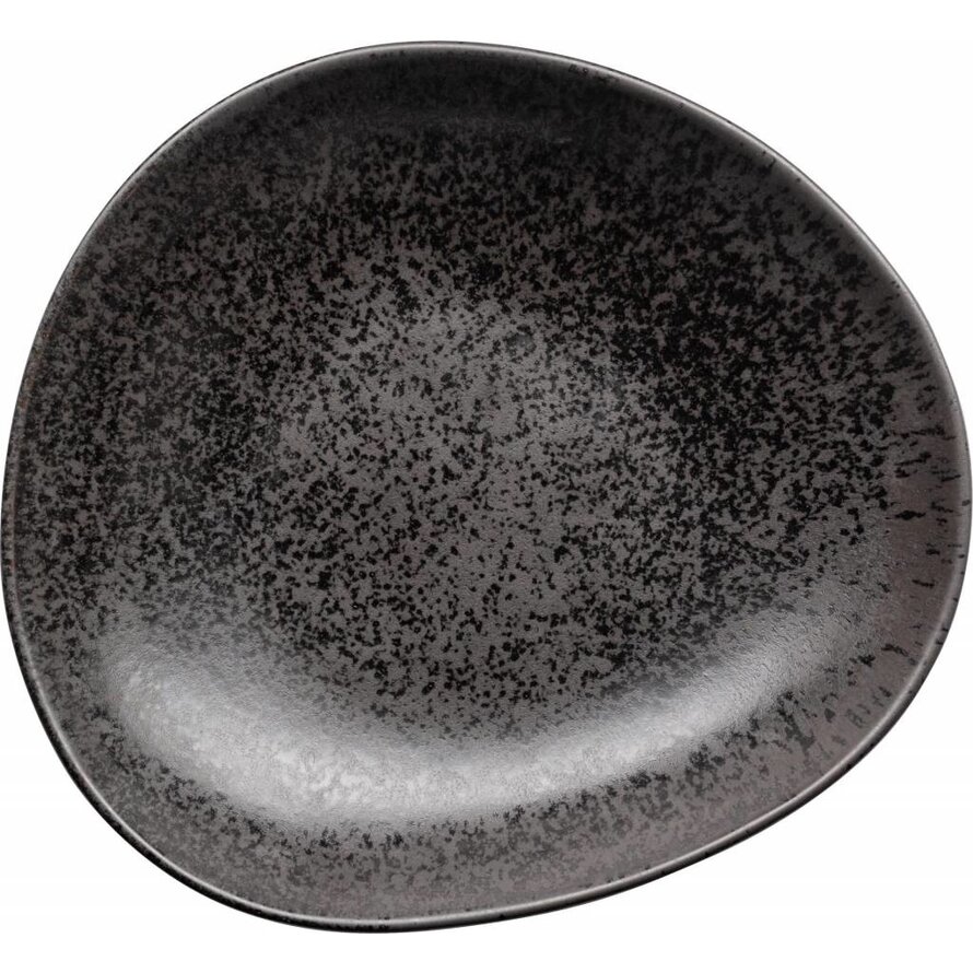 FiveStars Porzellanserie „Ebony" Teller tief 24,5x23cm
