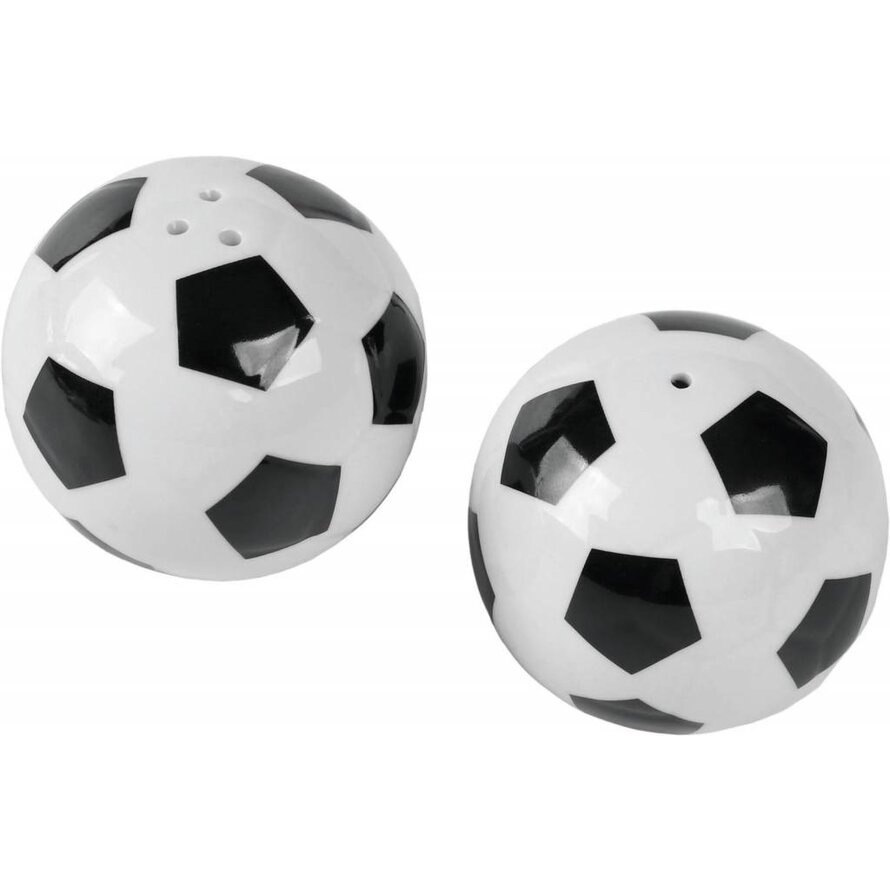 Salz- & Pfefferstreuer-Set "Fußbälle"
