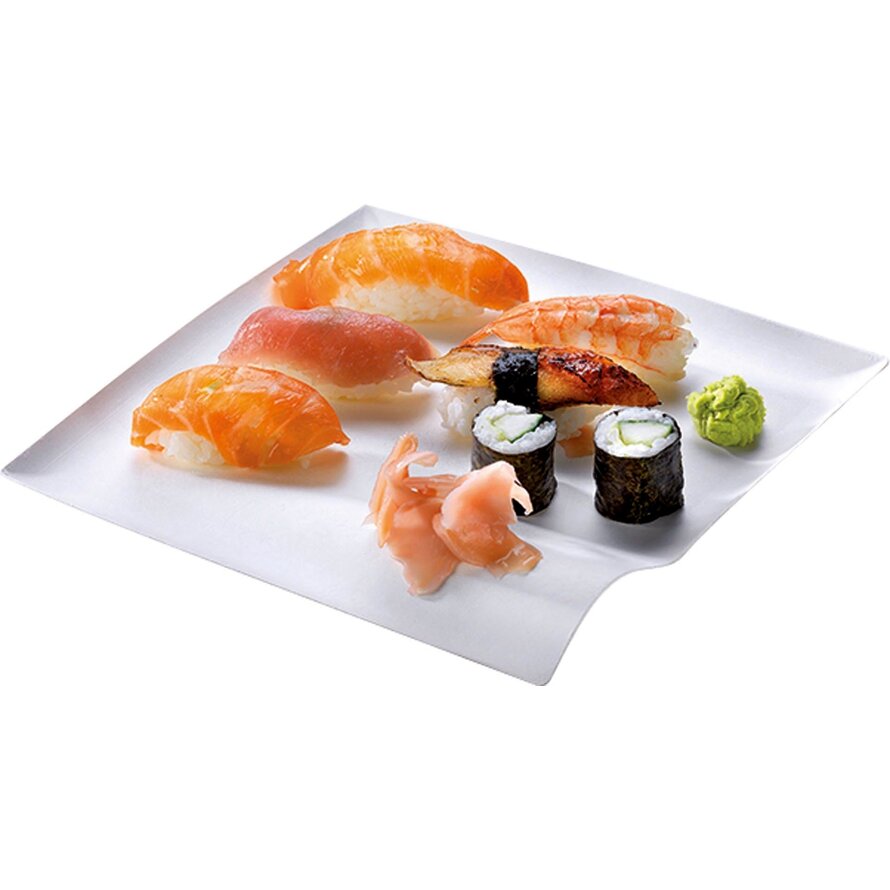 Teller geschwungen "Zuckerrohr"