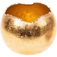 Teelichthalter gold, rund Ø 6cm (1)