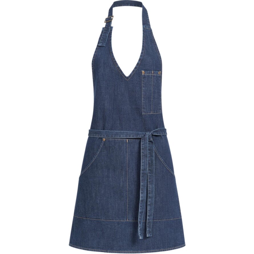 Latzschürze Denim "Jeans" blue denim Damen